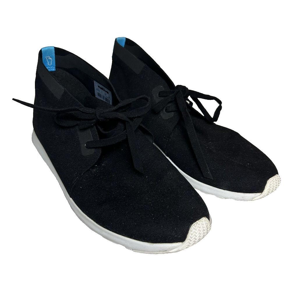 Native Mens 8 / Womens 10‎ Black Gender Neutral High Top Sneakers